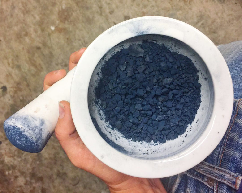 Homegrown Indigo Pigment Extraction • Lovely Greens