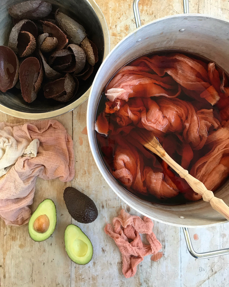 Avocado Dye : FAQs / Top tips for pink - Rebecca Desnos