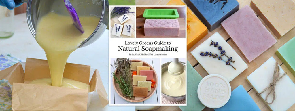How to Swirl Soap using Natural Colorants • Lovely Greens